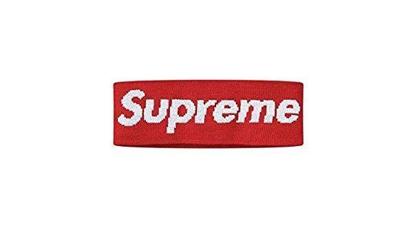 5 X 2 Supreme Logo - Amazon.com : SupremeNewYork Supreme New Era Big Logo Headband FW18 ...