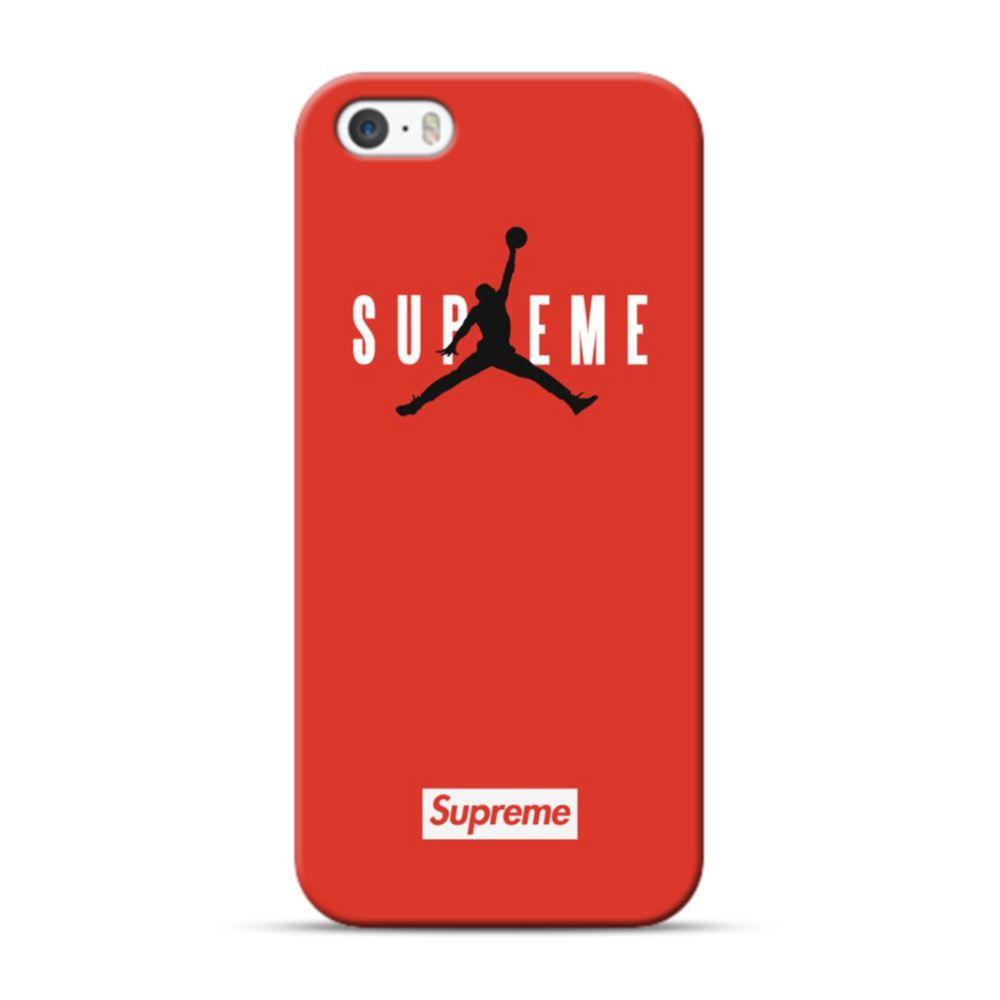 5 X 2 Supreme Logo - Supreme x Jordan iPhone 5S, 5 Case | CaseFormula