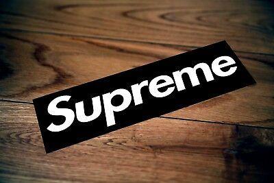 5 X 2 Supreme Logo - LV /& Supreme Box Logo Sticker // Vinyl // Decal brand new, black