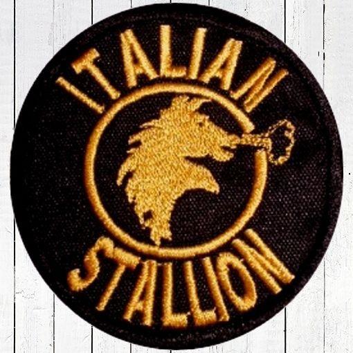 Italian Stallion Logo - Rocky Balboa Italian Stallion Logo Embroidered Patch Apollo Creed ...
