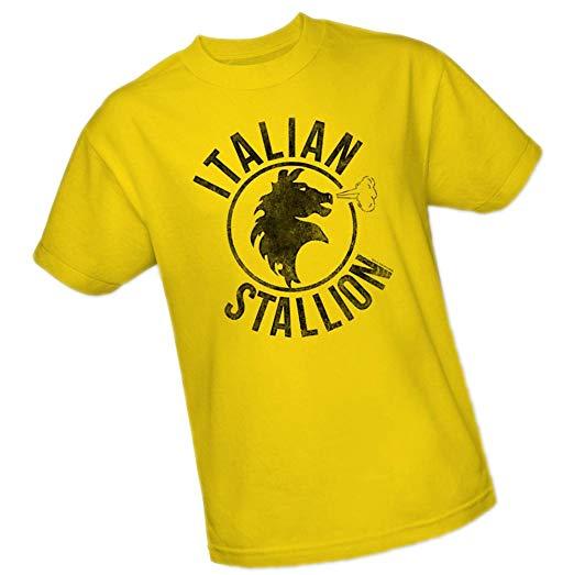 Italian Stallion Logo - Amazon.com: Italian Stallion Logo -- Rocky Adult T-Shirt: Movie And ...