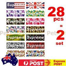 5 X 2 Supreme Logo - 11pcs Vinyl Stickers Supreme Logo Snowboard Luggage Car Laptop Phone ...