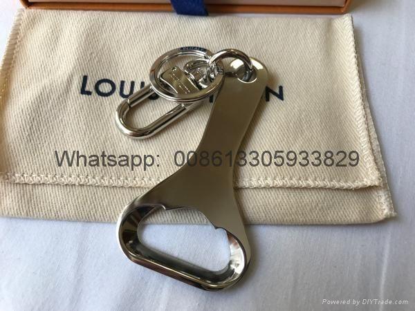 5 X 2 Supreme Logo - LOUIS VUITTON x SUPREME Logo Monogram Bottle Opener Silver Keychain ...