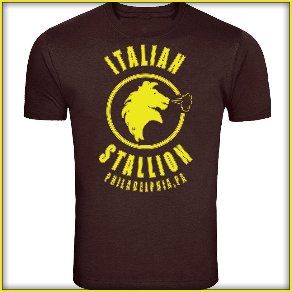 Italian Stallion Logo - Rocky Balboa Inspired Italian Stallion Logo Redesign T-Shirt Quality ...