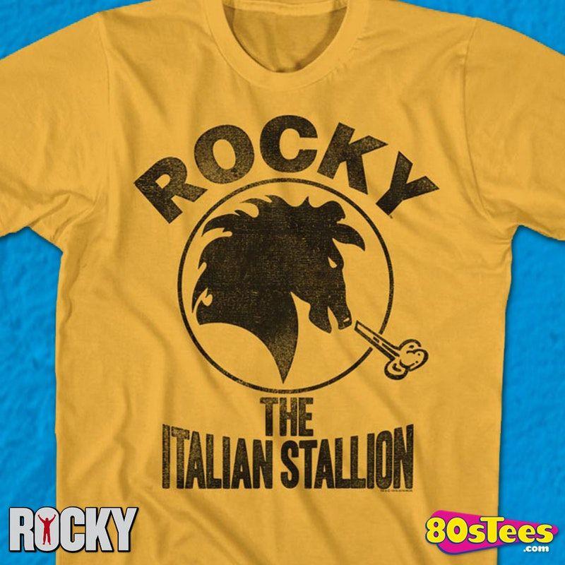 Italian Stallion Logo - Italian Stallion Logo Rocky T-Shirt: Rocky Mens T-Shirt