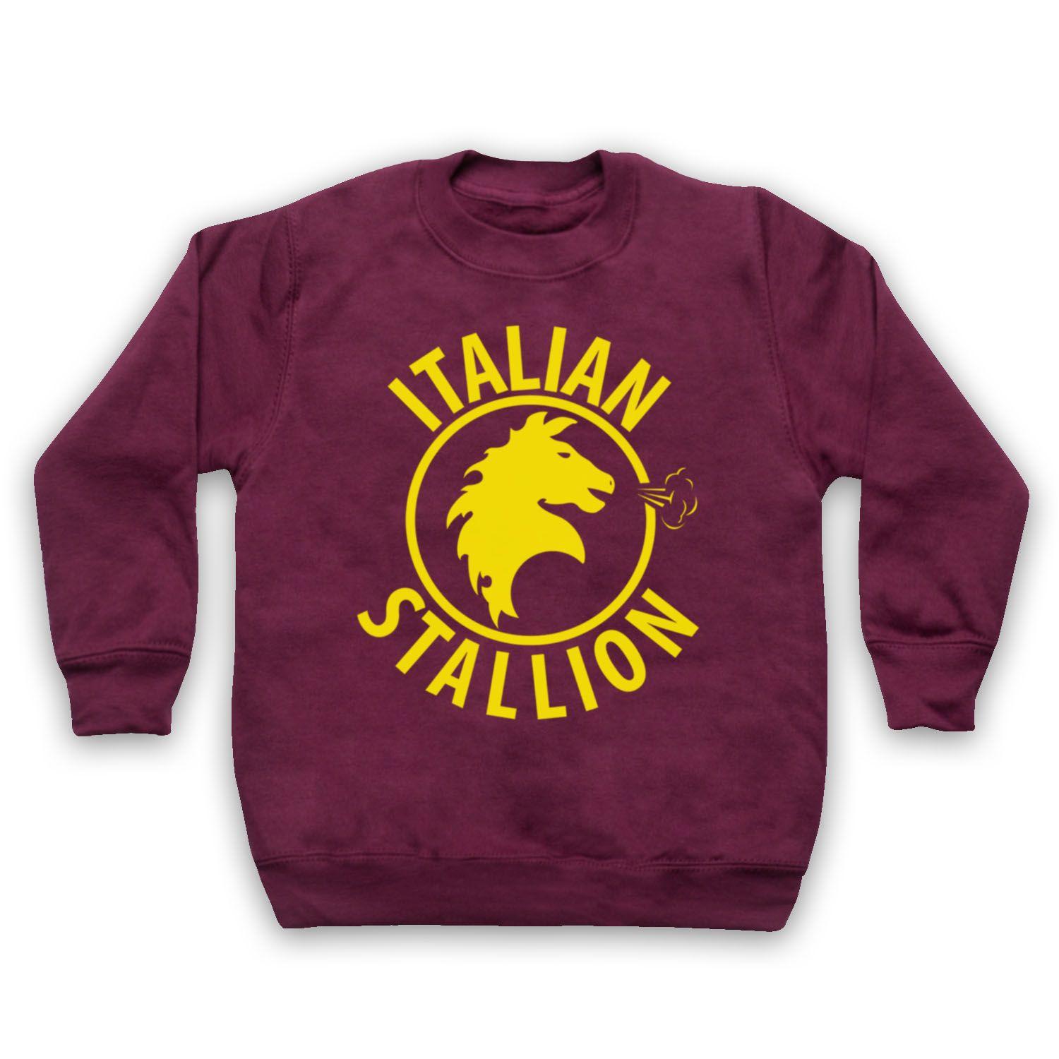 Italian Stallion Logo - ITALIAN STALLION UNOFFICIAL ROCKY BOXING LOGO ROBE FILM ADULTS ...