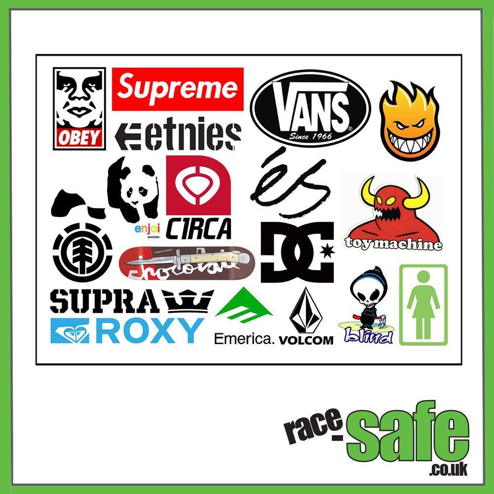 Obey Bomb Logo - Skate Stickers Sheet / A4 / Obey Supreme Vans Supra / Car Decals ...