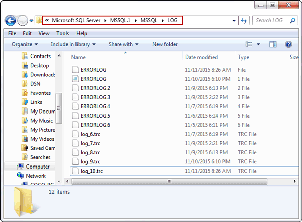 Server Error Logo - How to Identify Location of SQL Server Error Log File to View Error