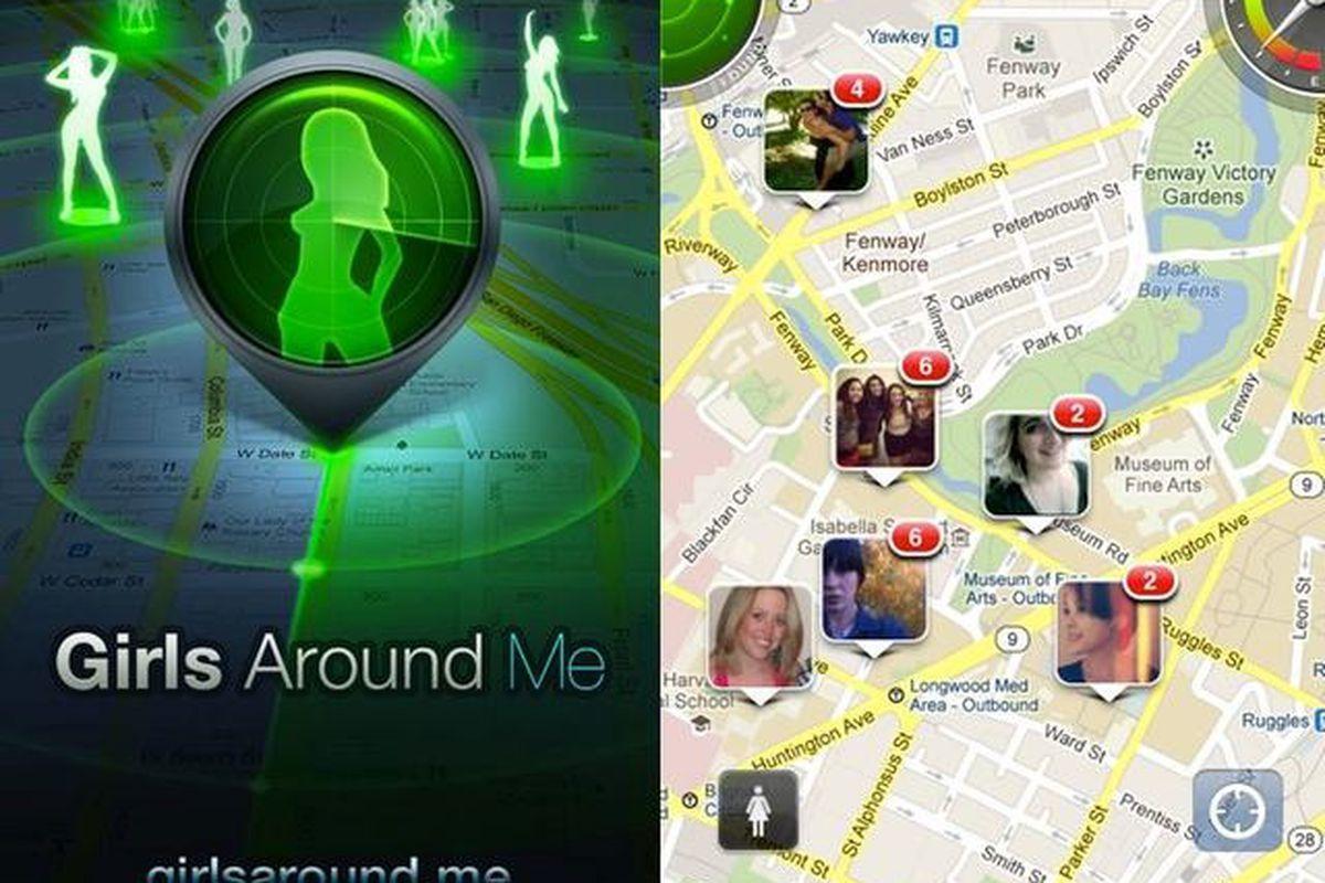 Around Me App Logo - Foursquare revokes location API for 'Girls Around Me' app - The Verge