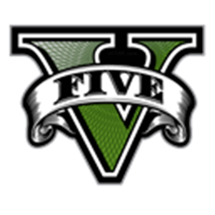 Only GTA V Logo - gta-v-five-logo-v-only - Roblox