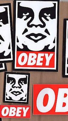 Obey Bomb Logo - Obey Giant OBEY BOMB IT SET 4 - 12 stickers Shepard Fairey LA Vinyl ...