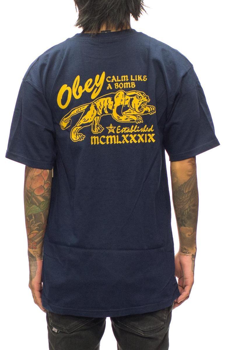 Obey Bomb Logo - Obey Calm Like a Bomb Tee - Obey SS14 : Mens Online NZ | Boardertown ...