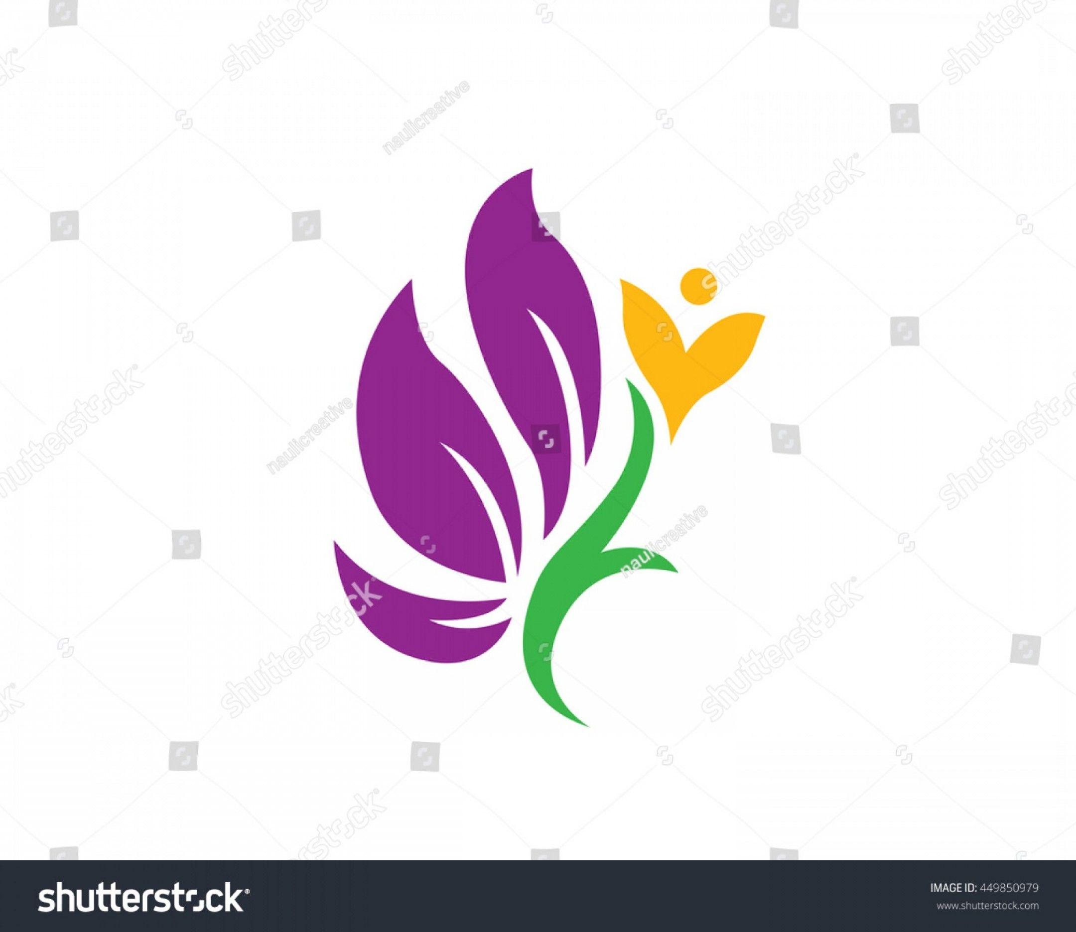 Modern Floral Logo - Modern Flower Symbol Logo Exotic Shop