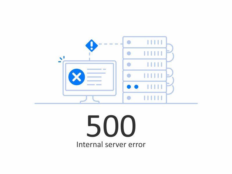 Server Error Logo - Fix the 500 Internal Server Error in WordPress - Undsgn™