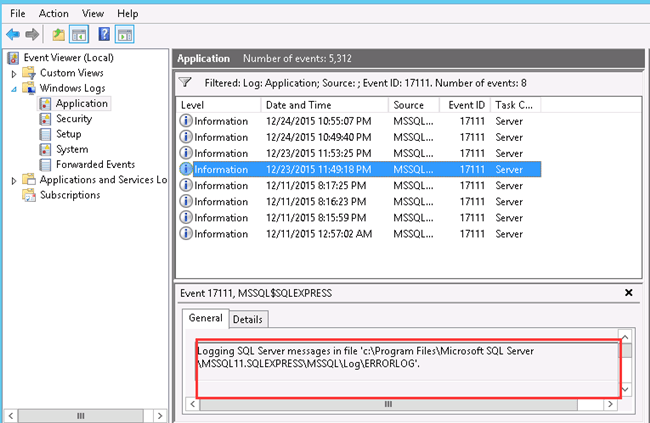 Server Error Logo - The Location Of SQL Server Errorlog Files