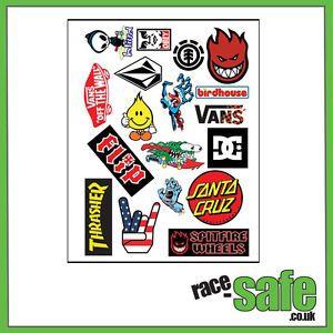 Obey Bomb Logo - Skate Stickers Sheet / A4 / Thrasher Obey Spitfire / Car Decals ...