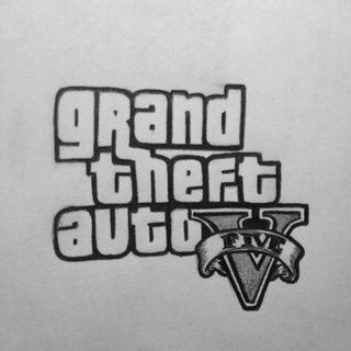 Only GTA V Logo - Grand Theft Auto Five Am I the only one who plays GTA V? I play