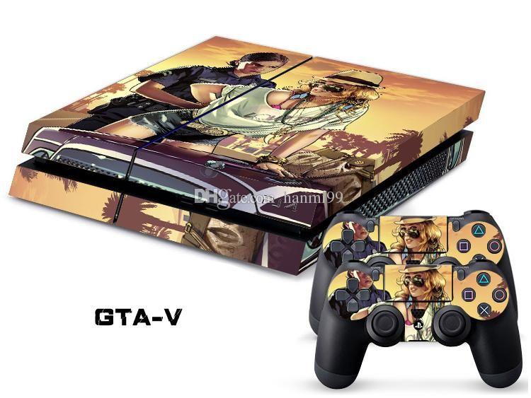 Only GTA V Logo - GTA-V LOGO DECAL SKIN PROTECTIVE STICKER for PS4 CONSOLE CONTROLLER ...