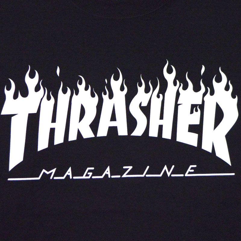 Black Flames Thrasher Logo - Thrasher flame Logos