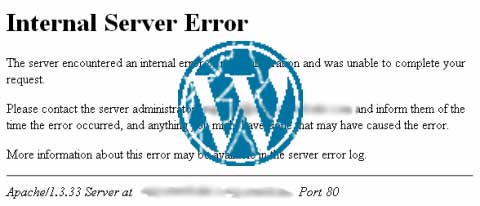 Server Error Logo - WordPress 500 Internal Server Error - Surprise AZ Web Services