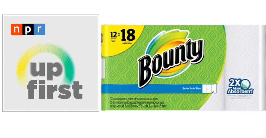 Bounty Logo - NPR copied Bounty with its new 