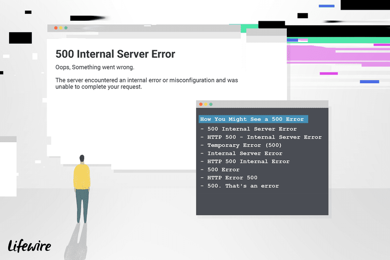 Server Error Logo - 500 Internal Server Error (What It Is & How to Fix It)