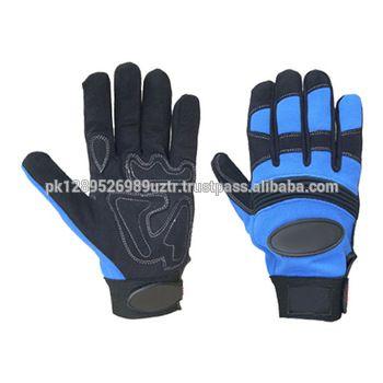 Mechanic Glove Logo - Synthetic Leather Mechanic Gloves With Custom Logo -duty Mechanic ...