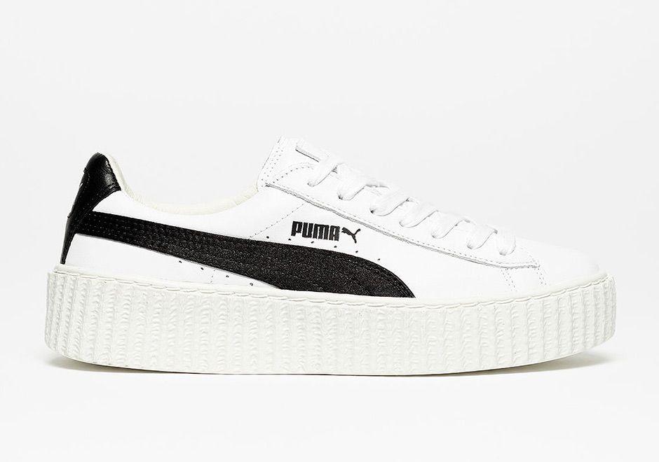 Puma Black and White Logo - Rihanna Puma Creeper White Black 364462-01 | SneakerNews.com