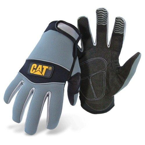 Mechanic Glove Logo - Neoprene Mechanic Gloves Gry/Blk