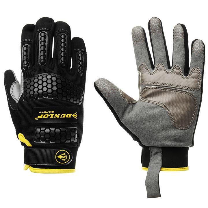 Mechanic Glove Logo - Dunlop. Dunlop Mechanic Gloves