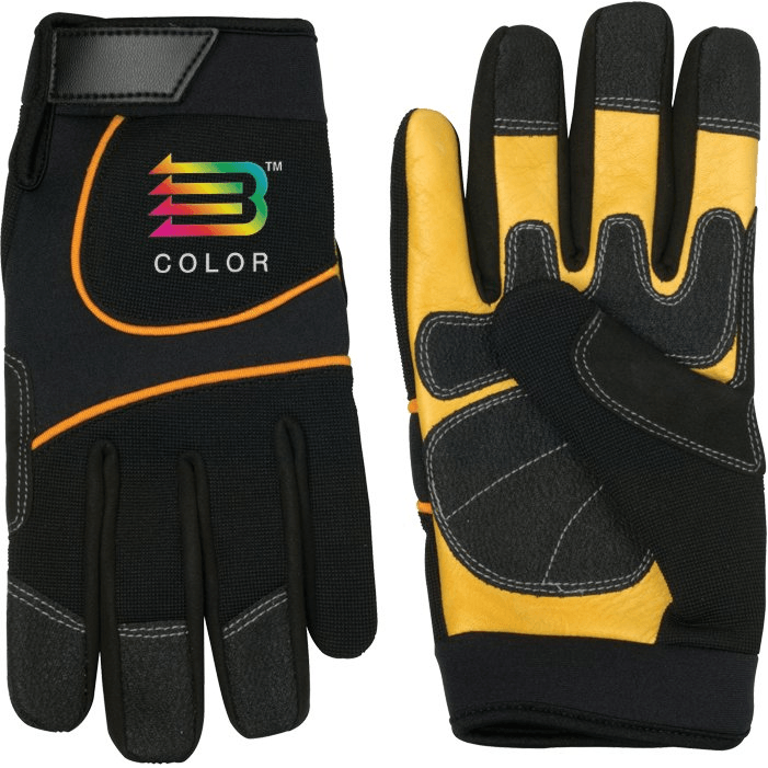 Mechanic Glove Logo - Cow Palm Mechanic Glove | Starline Promos