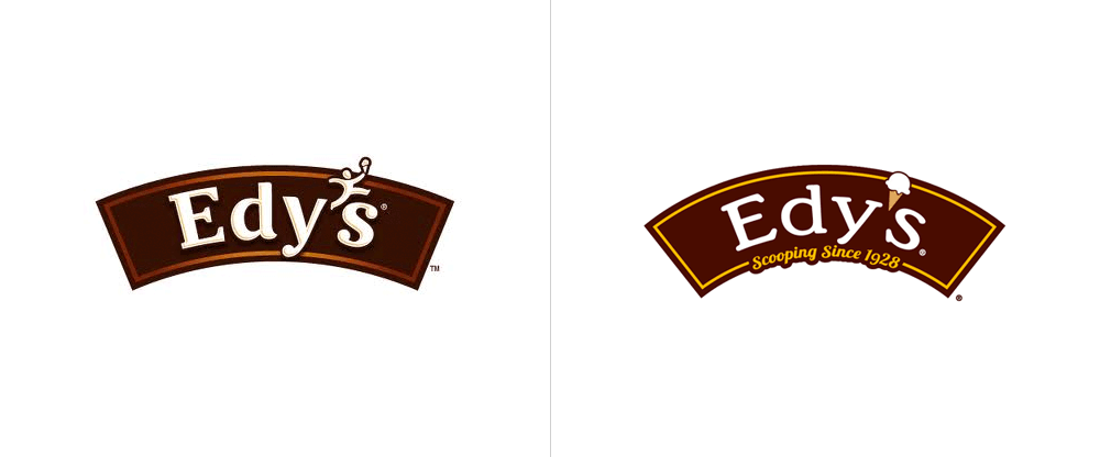 Cream Ice Cream Logo - Brand New: New Logos and Packaging for Dreyer's and Edy's Ice Cream