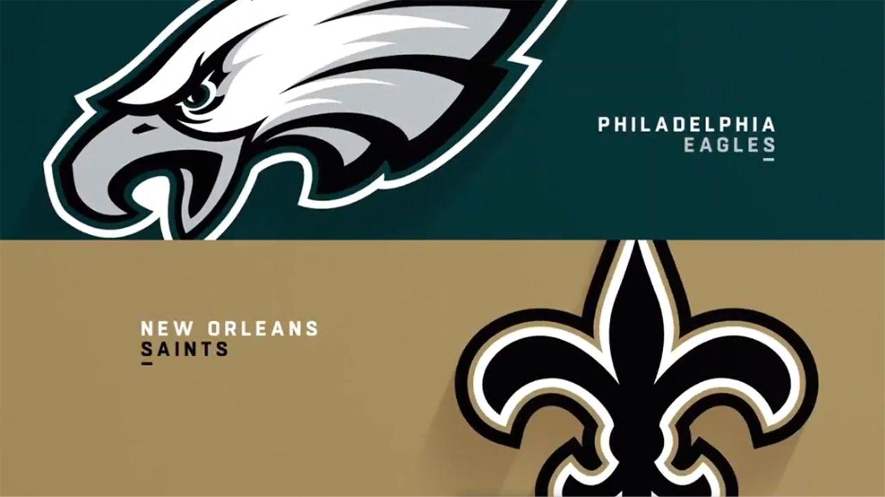 NFL Saints Logo - Eagles vs. Saints highlights | Week 11