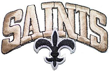 NFL Saints Logo - Amazon.com : New Orleans Saints NFL Football Team Iron-on Vintage ...