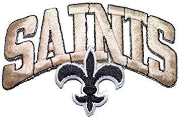 NFL Saints Logo - Amazon.com : New Orleans Saints NFL Football Team Iron On Vintage