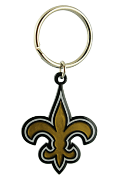 NFL Saints Logo - JF SPORTS CANADA NFL New Orleans Saints Logo Key Chain | United ...