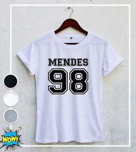 Shawn Mendes Logo - Mendes 98 t-shirt Shawn Mendes logo best seller unisex T-Shirt ...