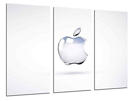 Modern Apple Logo - Poster Modern fotografico Apple Logo on White Background, Apple ...