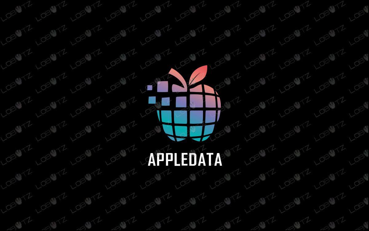 Modern Apple Logo - Creative & Modern Data Apple Logo For Sale - Lobotz