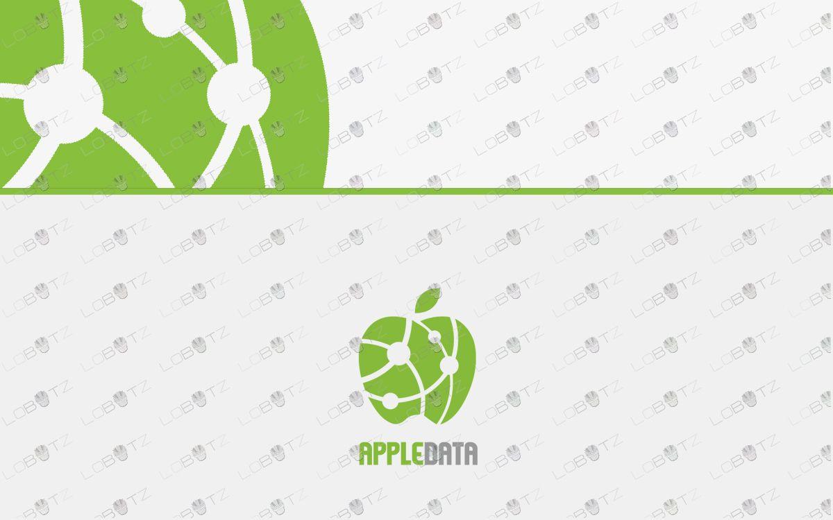 Modern Apple Logo - Creative & Modern Data Apple Logo