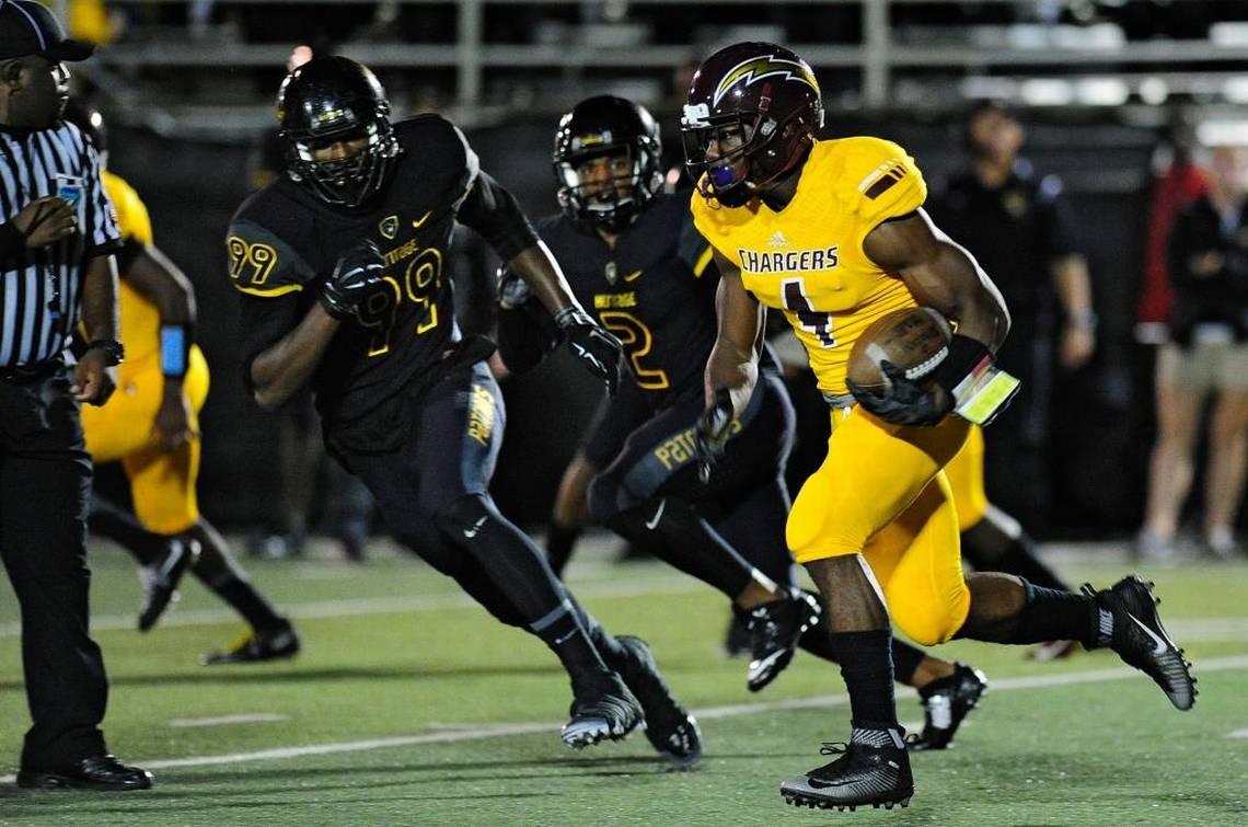 Hallandale Chargers Youth Football Logo - Hallandale rallies past American Heritage to reach regional final