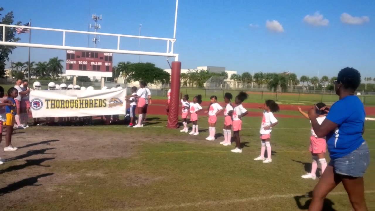 Hallandale Chargers Youth Football Logo - Hallandale Beach Thoroughbreds 2013 - YouTube