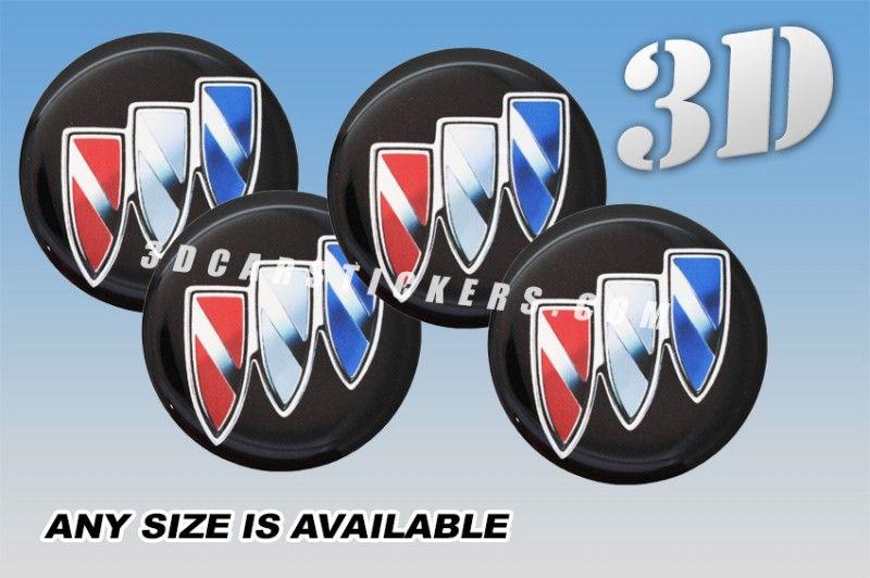Buick Tri Shield Logo - BUICK 3d car wheel center cap emblems stickers decals :: TRISHIELD ...