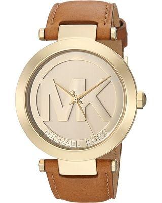 Michael Kors MK Logo - Amazing Deals On Michael Kors Logo (Gold Brown) Watches