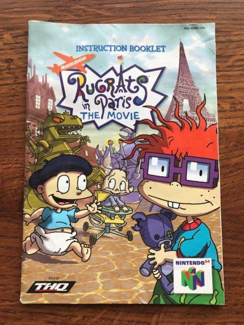 Rugrats in Paris Logo - Nintendo 64 N64 Rugrats in Paris The Movie (factory ) | eBay