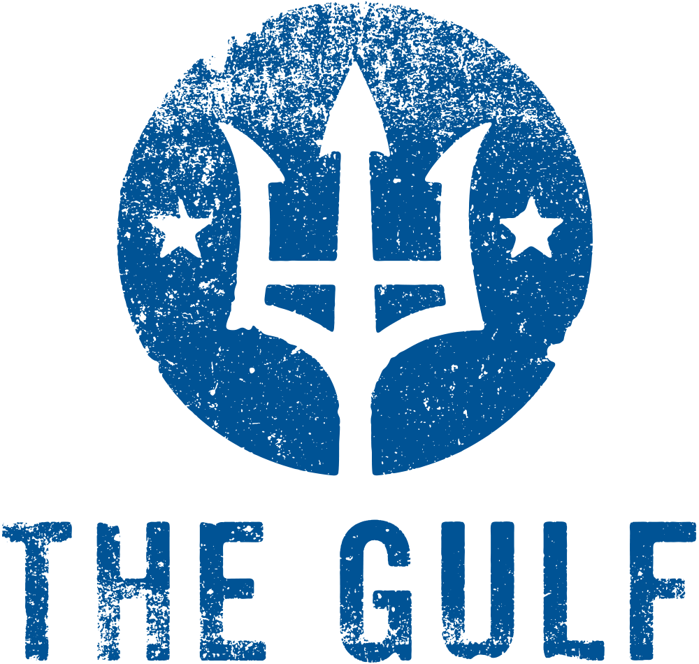 Orange and Blue Restaurant Logo - The Gulf Restaurant