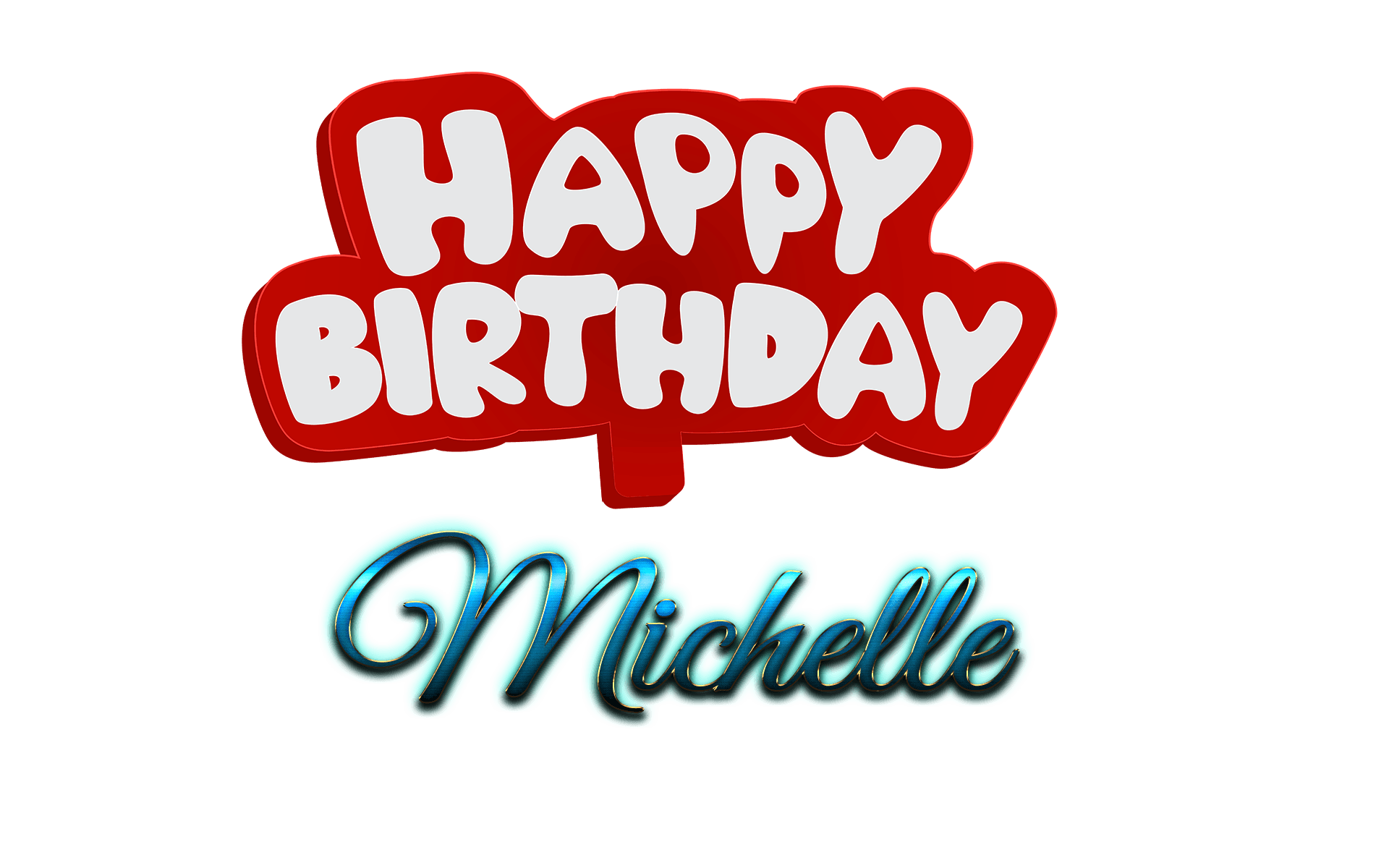 Michelle Logo - Michelle Happy Birthday Name Logo