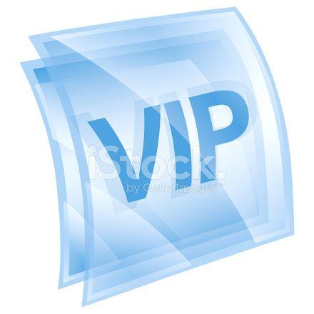 White and Blue Square Brand Logo - Vip Icon Blue Square, Isolated on White Stock Vector - FreeImages.com