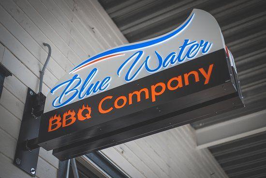 Orange and Blue Restaurant Logo - Blue Water BBQ Company, Orange Beach - Restaurant Reviews, Phone ...