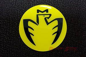 Yellow Horn Logo - UNIQUE 4.5 CM. GLOSSY FIBER YELLOW MIDSHIP LOGO HORN EMBLEM MR2 ...